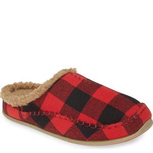 Deer Stags Mens Nordic Plush Memory Foam Slippers